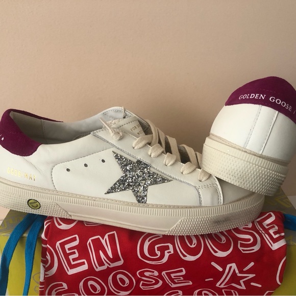 GOLDEN GOOSE May Glitter Star Sneakers BRAND NEW - Picture 11 of 14
